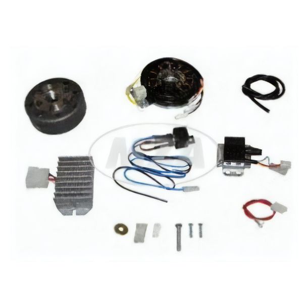 Simson Lichtmagnetzündanlage 12V 100W Gleichstrom mit integrierter vollelektronischer Zündung für Roller Ludwigsfelde (Pitty, SR56, SR59, TR150)