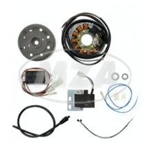 Simson light magnetic ignition system 12V/100W with integrated fully electronic ignition, DC/DC - bird series without fan wheel, also SR50/1, S51/1, SR80/1