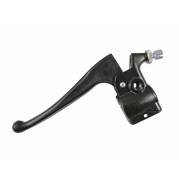 Simson clamp left complete (old version) with clutch lever, set screw and small parts - S50, S51, S70