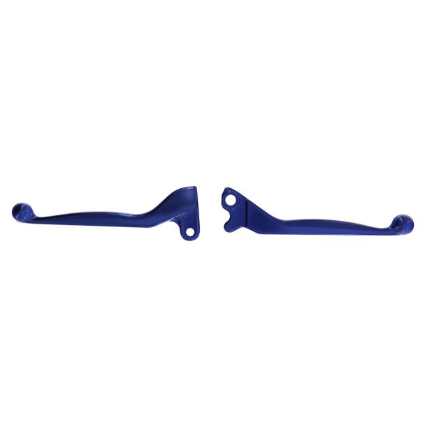 Maneta de freno Simson+palanca de embrague, aluminio macizo, azul - para freno de disco en Simson - base - S53, S83, SR50, SR80