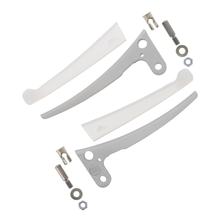 SET Aluminium - Brems u. Kupplungshebel mit Befestigungsmaterial und transparenter Hülle (12-teilig) - für Schwalbe KR51 / 1
