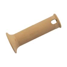 Rubber grip with knurled profile for fixed grip, beige with hole for indicator mounting - inner Ø 20 mm, length: 120 mm