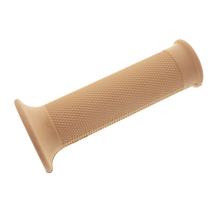 Rubber grip with knurled profile for fixed grip, beige - without hole for indicator mounting - inner Ø 20 mm, length: 120 mm