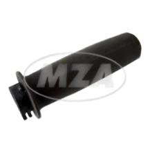 Simson throttle twist grip complete, handle tube with rubber grip and sealing washer - black - SR1, SR2, SR2E