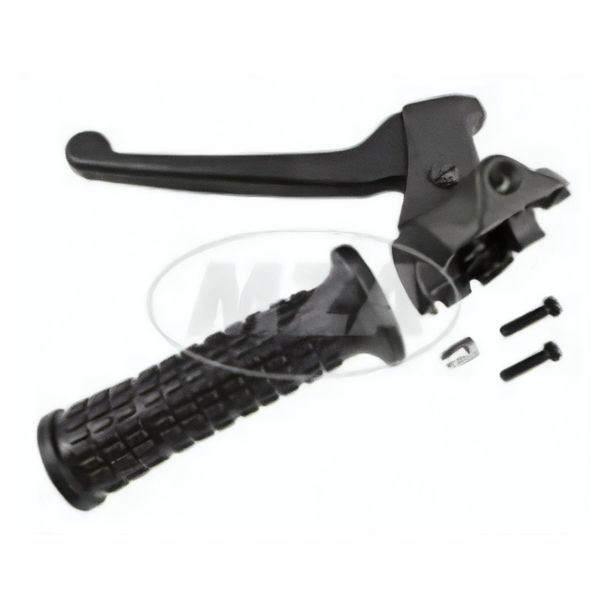 SET fitting domino with rubber grip, left side mounting - e.g. MSA50