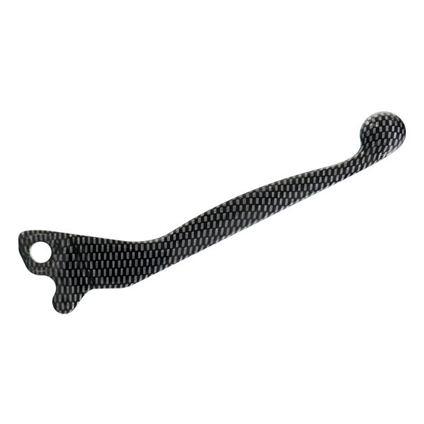 Palanca manual Simson, derecha, aluminio macizo - carbonlook - para cilindro maestro sobre base Simson - S53, S83, SR50, SR80