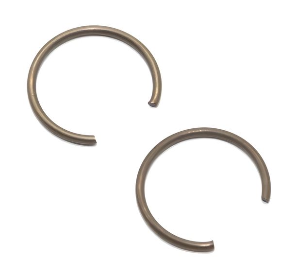 2x MEGU - bloqueo de pasador de pistón, anillo elástico Ø12 - forma C