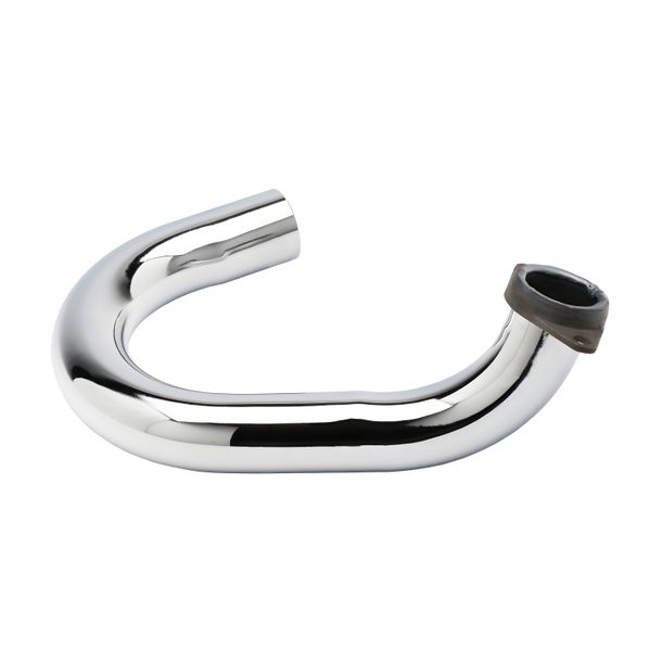 Simson tuning manifold Ø 32 mm with ball flange - chrome-plated exhaust pipe - SR50, SR80