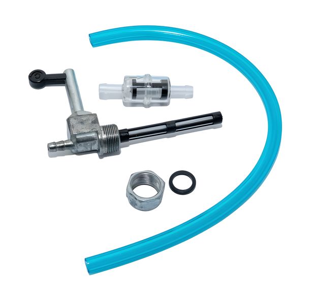 Set Benzinhahn Hahn, Schlauch, Benzinfilter Simson Schwalbe SR50, SR80 – Bild 1