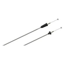 MZ Bowden Cable, embrague — Gris — TS250, 250/1, ETS250 — Brazo plano