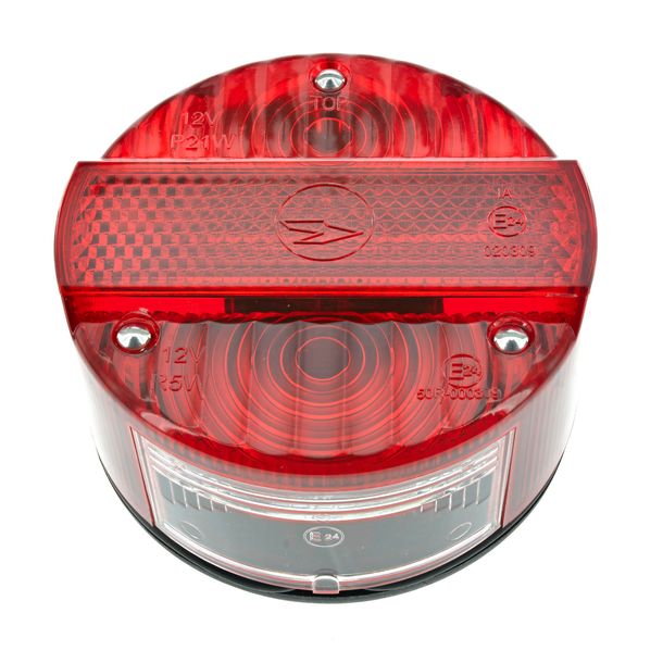 Luce targa posteriore - BSKL 8522.21 - ø 120 mm - 3 viti