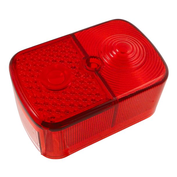 Simson achterlichtkap, vierkant, rood, compleet - 8522.13-200 - KR51/1, SR4-1, SR4-2, SR4-3, SR4-4