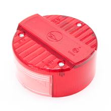 Tappo fanale posteriore per luce targa posteriore BSKL, ø 120mm - rosso - 3 viti - emissione luminosa 8522.21-200