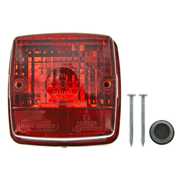 MZ Simson rear light, rear light with brake and license plate light - e.g. for tricycle SD50, Mokick TS50, SC50