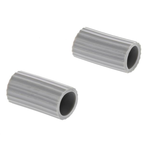 Pair of shift paddle pads - grey - 2x protective tube for foot shift lever - KR51