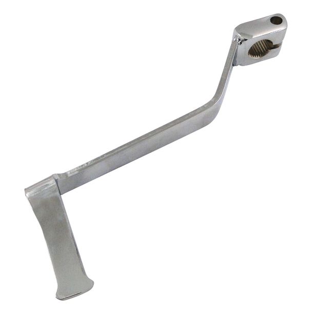 Leva del cambio MZ, leva del cambio a pedale - versione corta (170 mm) - cromata - TS250, TS250/1, ETZ250, ETZ251, ETZ301