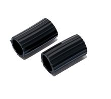 Schaltwippenbelag Set schwarz Schutzrohr Fußschalthebel, 2 Stück für Simson KR51/1 Schwalbe, KR51/2 Schwalbe