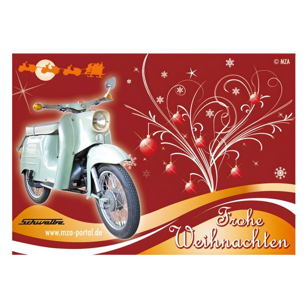 Carte postale Hirondelle KR51 Joyeux Noël