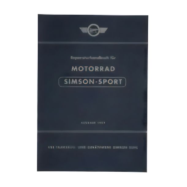 repair manual motorcycle “SPORT” edition 1959 - pass. for AWO425S - with 89 pictures