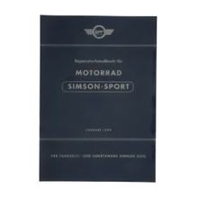Reparaturhandbuch Motorrad "SPORT" Ausgabe 1959 - pass. für AWO425S -mit 89 Bildern