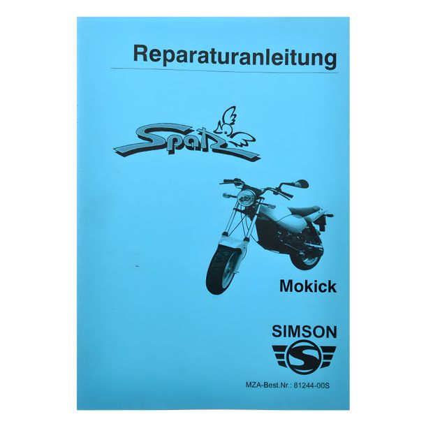 Manuale di riparazione Simson modello Spatz MSA-50 - edizione 2000