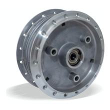 Radnabe mit Radlagern und Sicherungsring GG-Bremsring + überdrehte Seitenflanken für Simson S50, S51, S70, Schwalbe