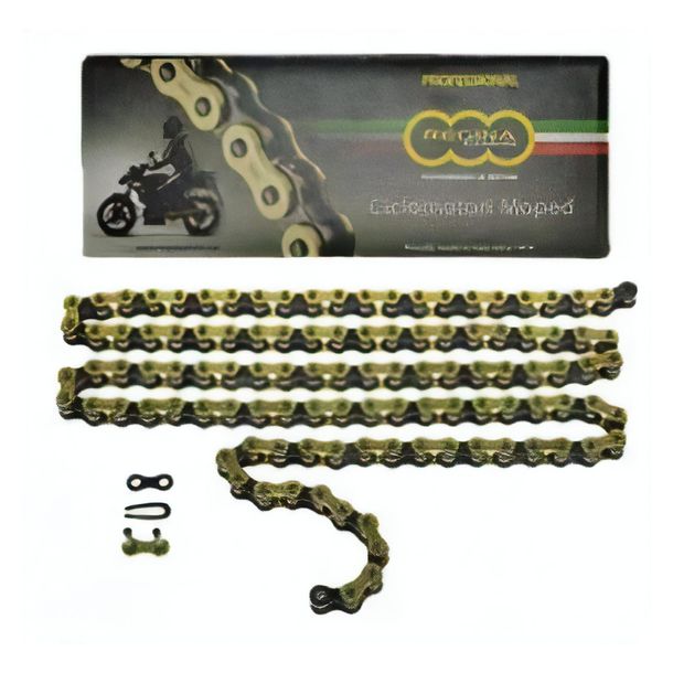 Catena a rulli Simson - 112 maglie - 1/2 «x 1/4" x 7,75 - passo 420 - ad es. per KR51/2, S50, Duo 4/2