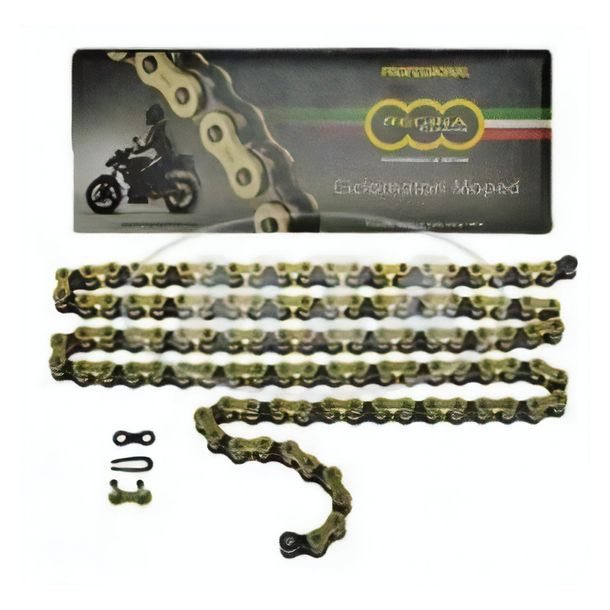 Catena a rulli - 144 maglie - 1/2 «x 1/4" x 7,75 - passo 420 - lunghezza universale