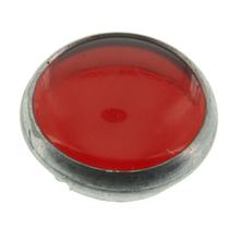 Verre de contrôle rouge - PVC dans cadre en aluminium - pour alésage de diamètre 16 mm - convient aux séries AWO, RT, BK, R35, bird