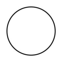 Dichtungsring für Lampenglas, zum Reflektor Ø 168 mm - für ES, BK, passend für AWO, EMW