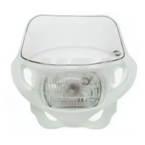 Mascherina faro con faro - bianco - per MOKICK.050TS, .050SC - 12V 35/35W, con luce di posizione