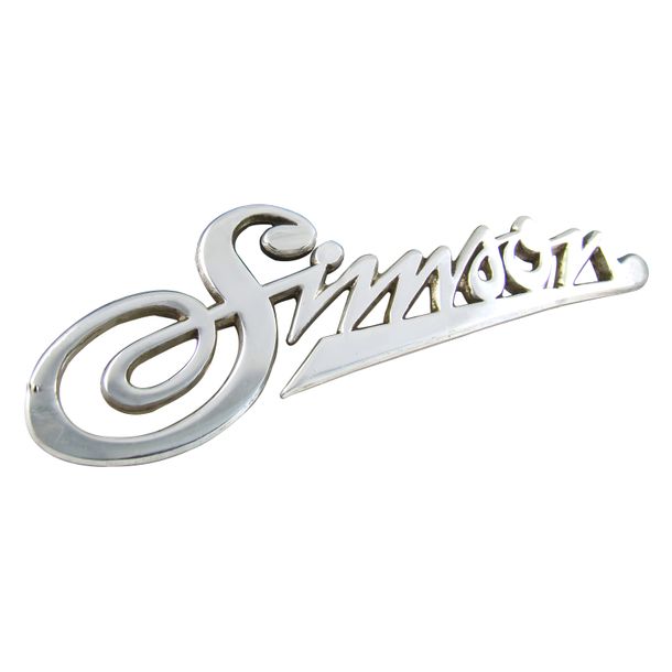 Company plate on front plate KR50 - lettering aluminium, silver