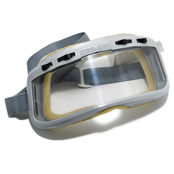 Motorradschutzbrille, Original DDR-Sportbrille - Modell "START" mit einstellbarer Belüftung