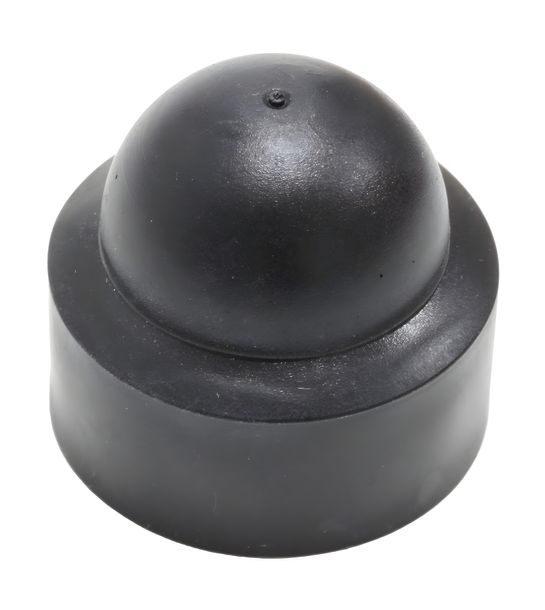 Tappo dado decorativo, coperchio - plastica nera - Per dado o testa a vite con chiave da 24 mm
