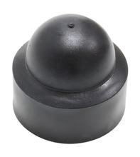 Tapón de tuerca ornamental, tapa - plástico negro - para tuerca o cabeza de tornillo con llave de 24 mm