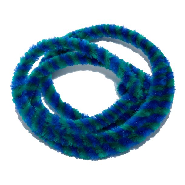 Anillos limpiadores de cubos en par, diámetro del buje 232 mm, 760 mm de largo, verde/azul para motocicletas