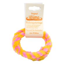 Par de anillos limpiadores de buje - amarillo/rosa - para Mokick - cubo de rueda Ø168 mm, 560 mm de largo