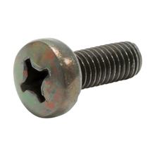 Linsenschraube M6x16-4.8-A4R (DIN 7985) - Kreuzschlitz Phillips PH - schwarz verzinkt
