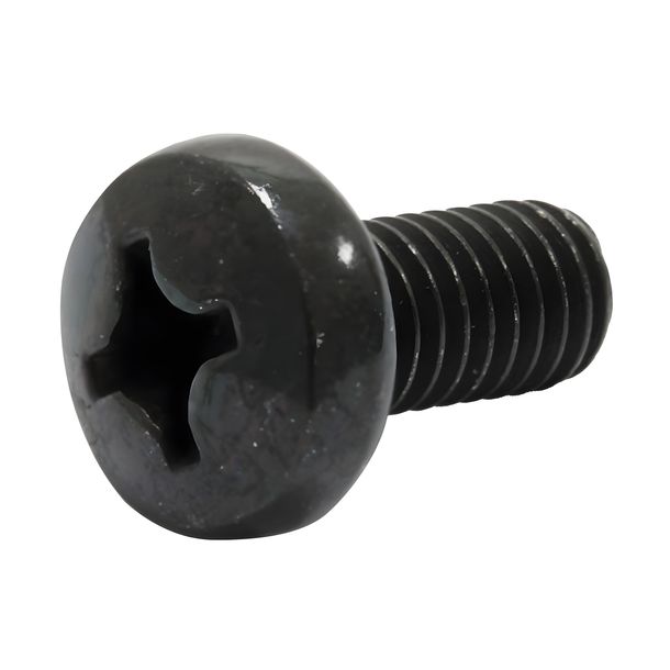Vis ovale M6x12-4.8-A4R (DIN 7985) - cruciforme à empreinte cruciforme Phillips PH - zingué noir