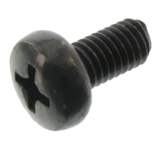 Vite ovale M5x10-4.8-A4r (DIN 7985) - croce Phillips PH - zincato nero