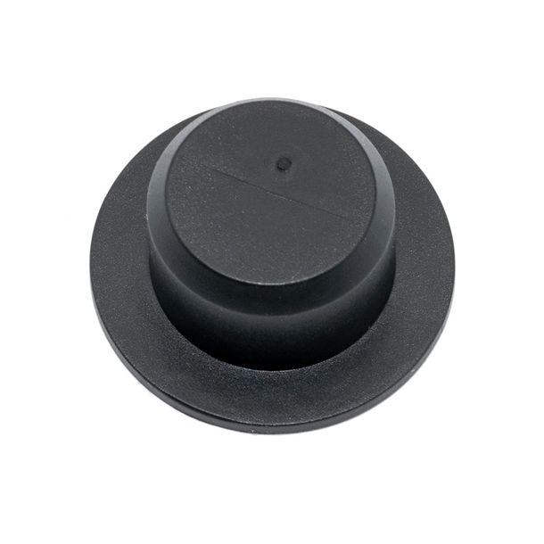 Stopfen, schwarz - z.B. für Metall - Ansauggeräuschdämpfer - KR51, DUO 4 / 1, 4 / 2