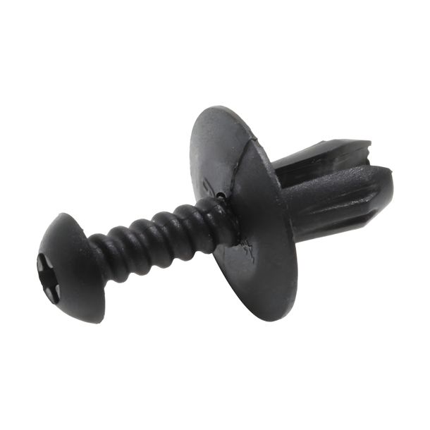 Schraubniet Skiffy 1130002 - schwarzer Kunststoff PA - für 6 mm Lochdurchmesser und 4 - 7 mm Materialstärke