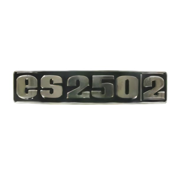 Badge per parafango MZ per ES250/2 - metallo - bombato