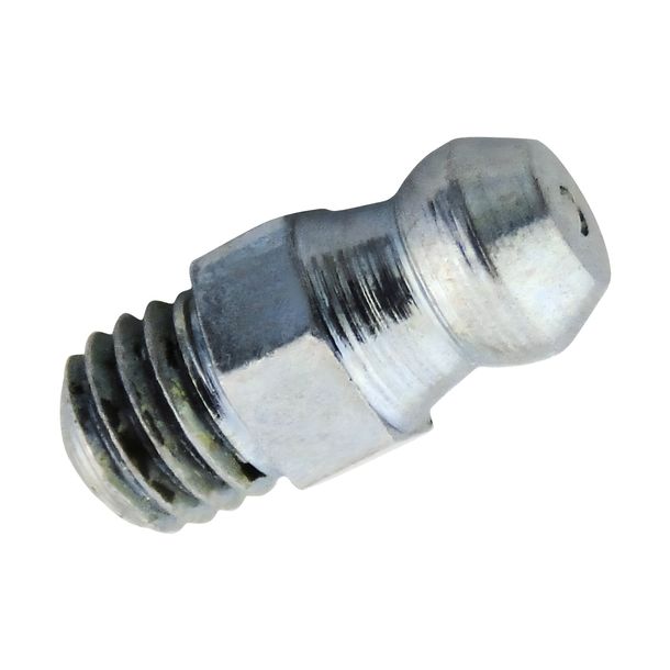 Nipplo conico di lubrificazione - M6 (DIN 71412-A) - versione dritta, esagonale, SW 7 - testa di lubrificazione