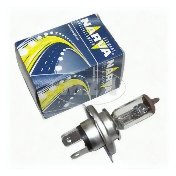 Lampadina Bilux 12 V 60 /55 W H4 alogena P43t (lampada di marca Narva)