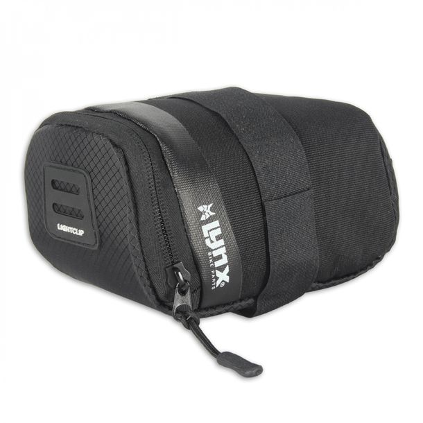 Satteltasche Lynx wasserdicht schwarz, 16x10x8cm, XL