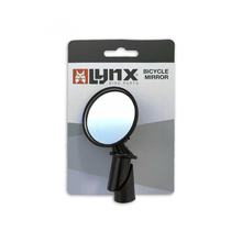 Specchio per bicicletta Lynx diametro 47 mm specchio, ruotabile di 360°, per mesi alla fine del manubrio