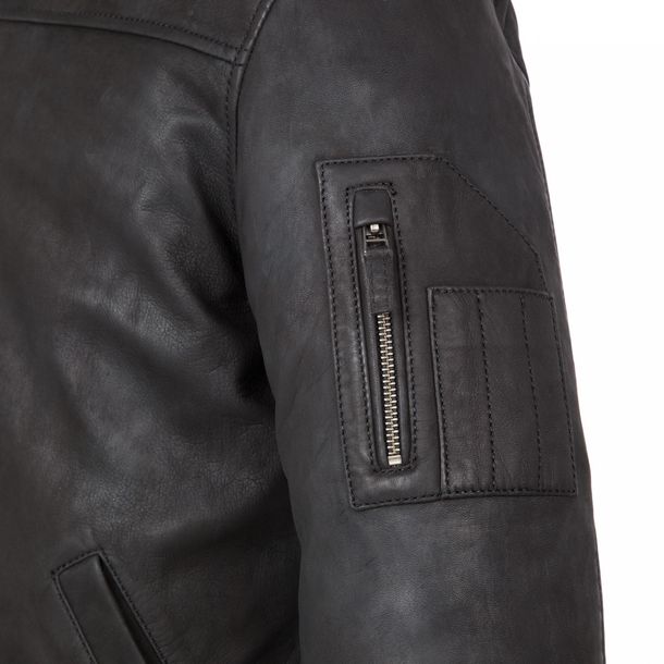 Blouson de moto en cuir Tucano Urbano BRED