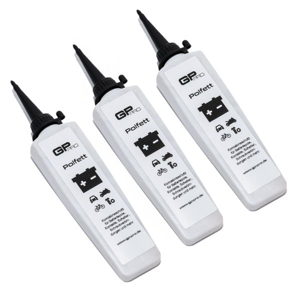 Polfett Kontaktfett GP-PRO 3x 50ml Korrosionsschutz für Batteriepole & Auto, KFZ – Bild 1