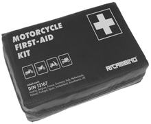 Erste-Hilfe-Set Ricambino Motorrad Verbandstasche Verbandkasten DIN 13167, 15 x 10 x 5 cm klein und kompakt für alle europäischen Länder geeignet